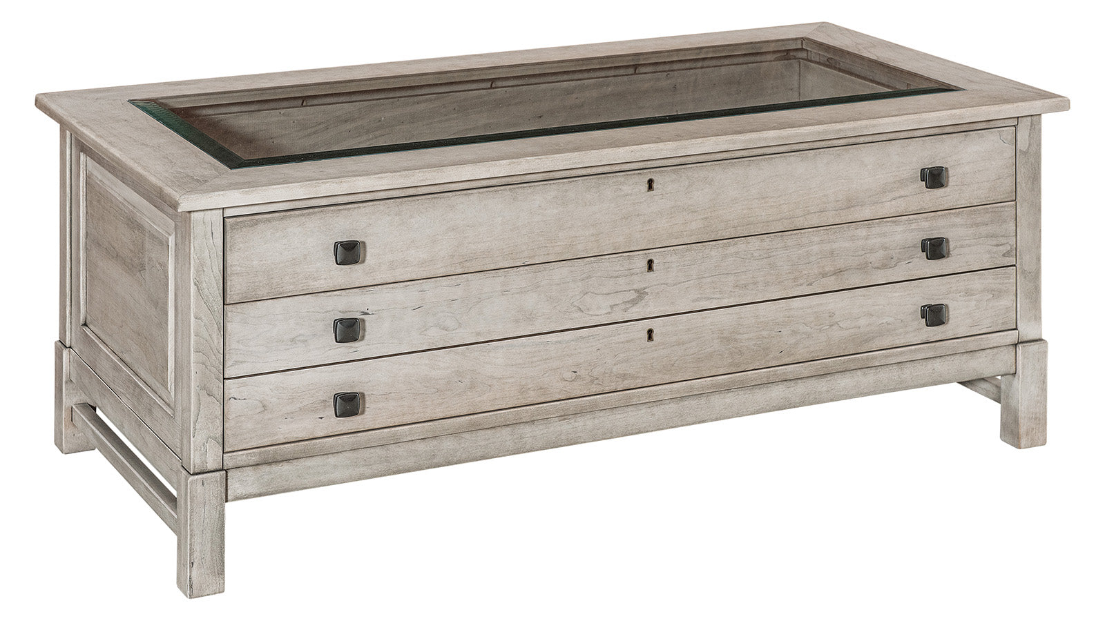 Bob Timberlake Greystone Rectangle Glass Top Table