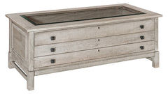 Bob Timberlake Greystone Rectangle Glass Top Table