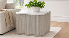 COLONANADE END TABLE