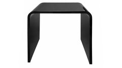Waterfall Black Acrylic End Table