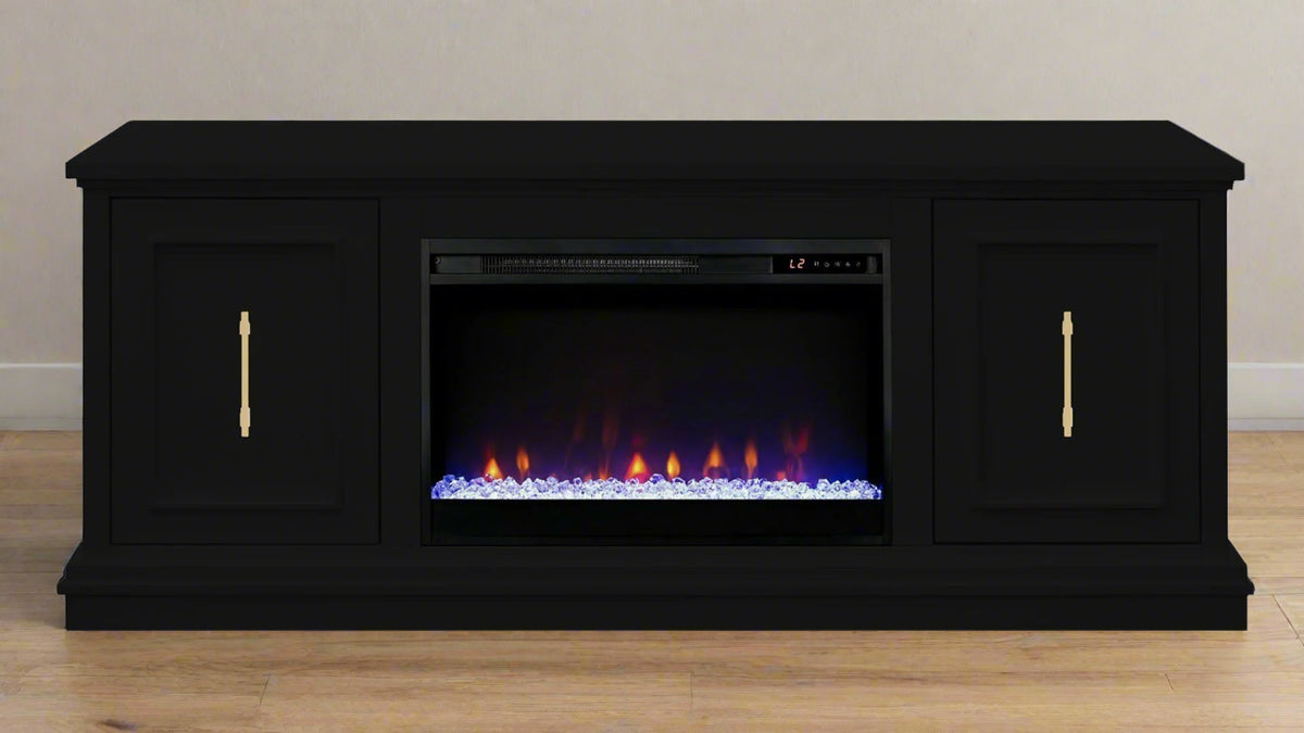 65" Jordan Sealskin Electric Fireplace