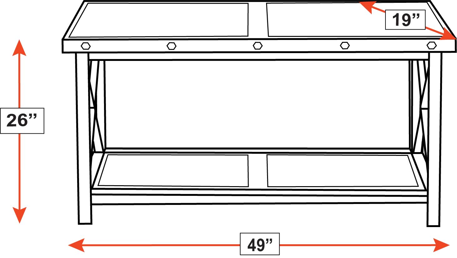 De Berry Sofa Table
