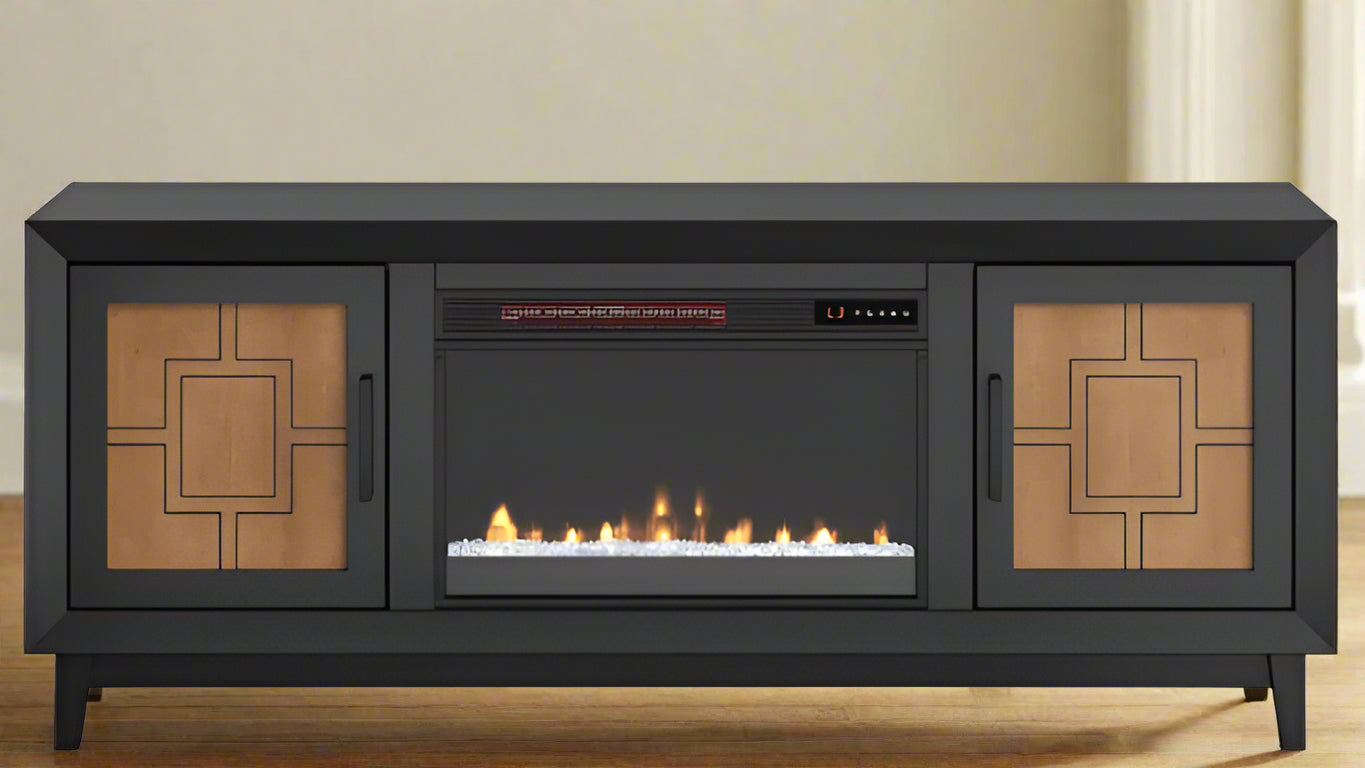 70" Ventura TV Fireplace Stand