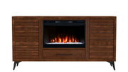 64" Realcozy Malibu Bourbon Fireplace Console