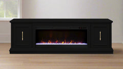 82" Jordan Seal Skin Electric Fireplace