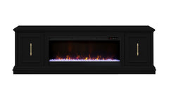 82" Jordan Seal Skin Electric Fireplace
