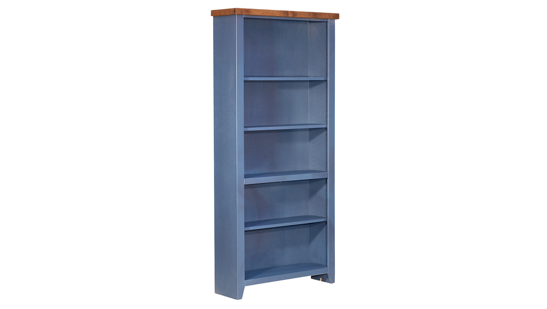 Nantucket Blue Denim Bookcase