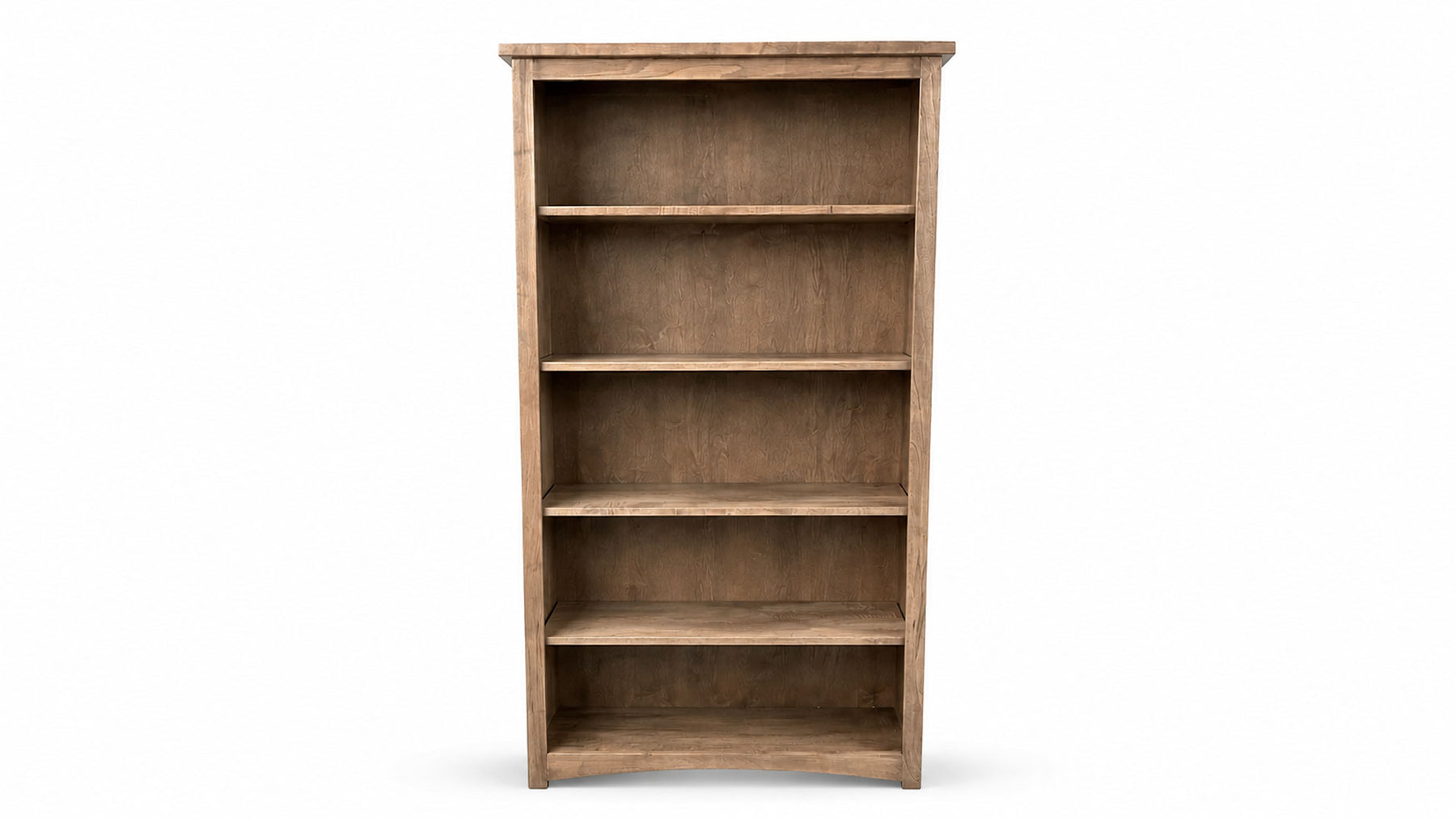 72" Arlow Solid Wood Bookcase | Amish Made | Made in USA | Gallery Furniture
