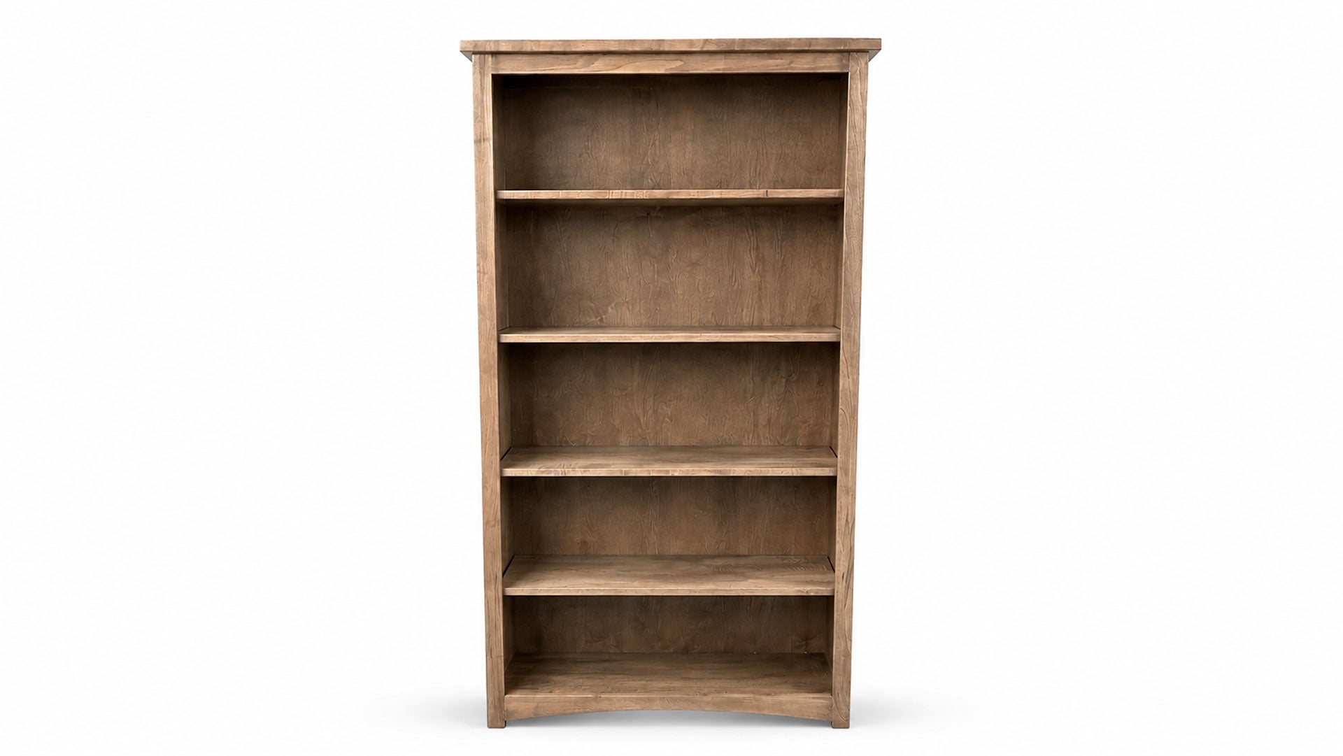 72" Arlow Solid Wood Bookcase | Amish Made | Made in USA | Gallery Furniture