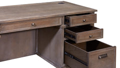 Escritorio Carson con doble pedestal
