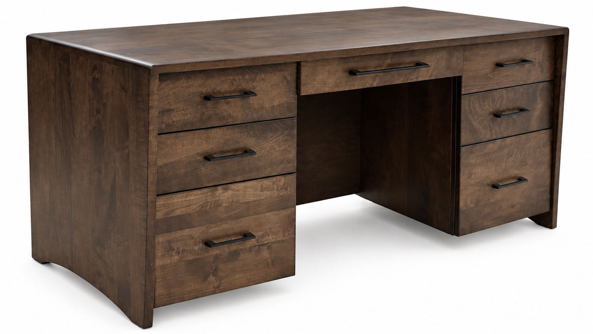 Nova Executive Solid Wood Desk | Gallery Furniture