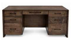 Nova Executive Solid Wood Desk | Gallery Furniture
