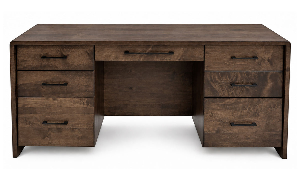 Nova Executive Solid Wood Desk | Gallery Furniture