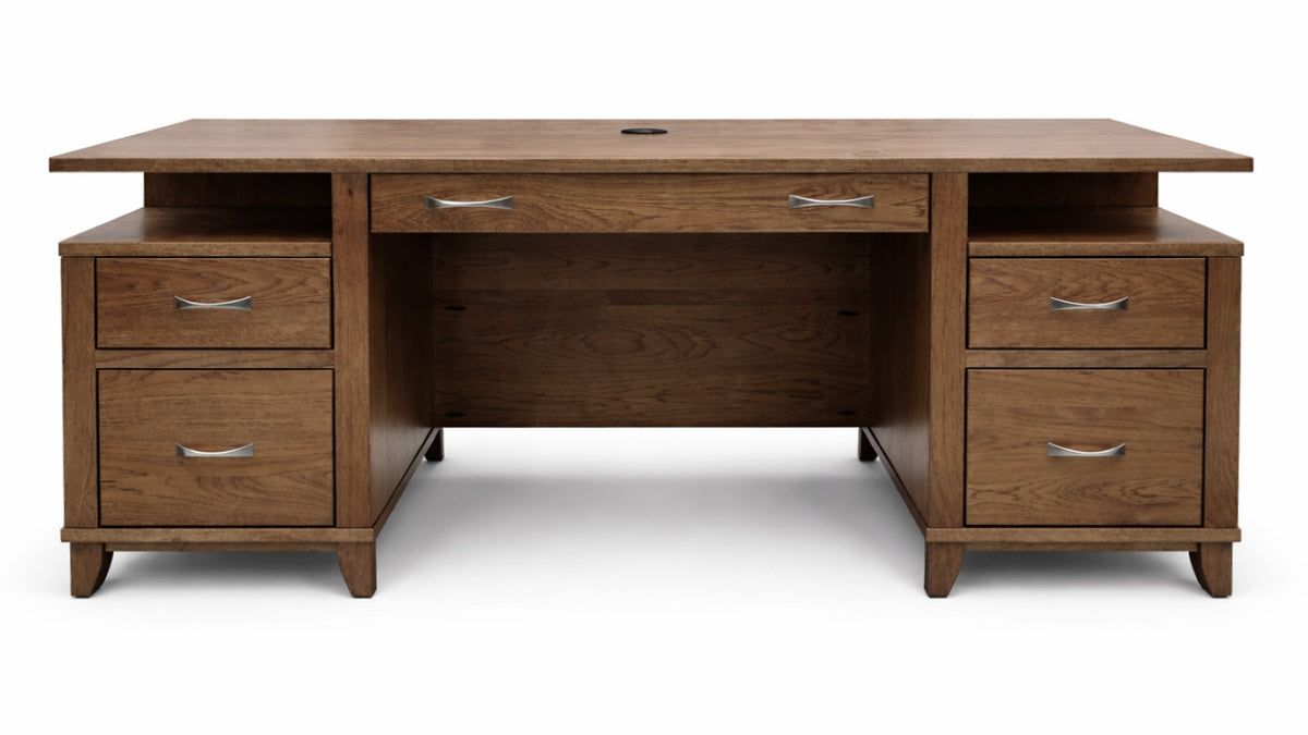 Integra Solid Wood Amish Executive Desk