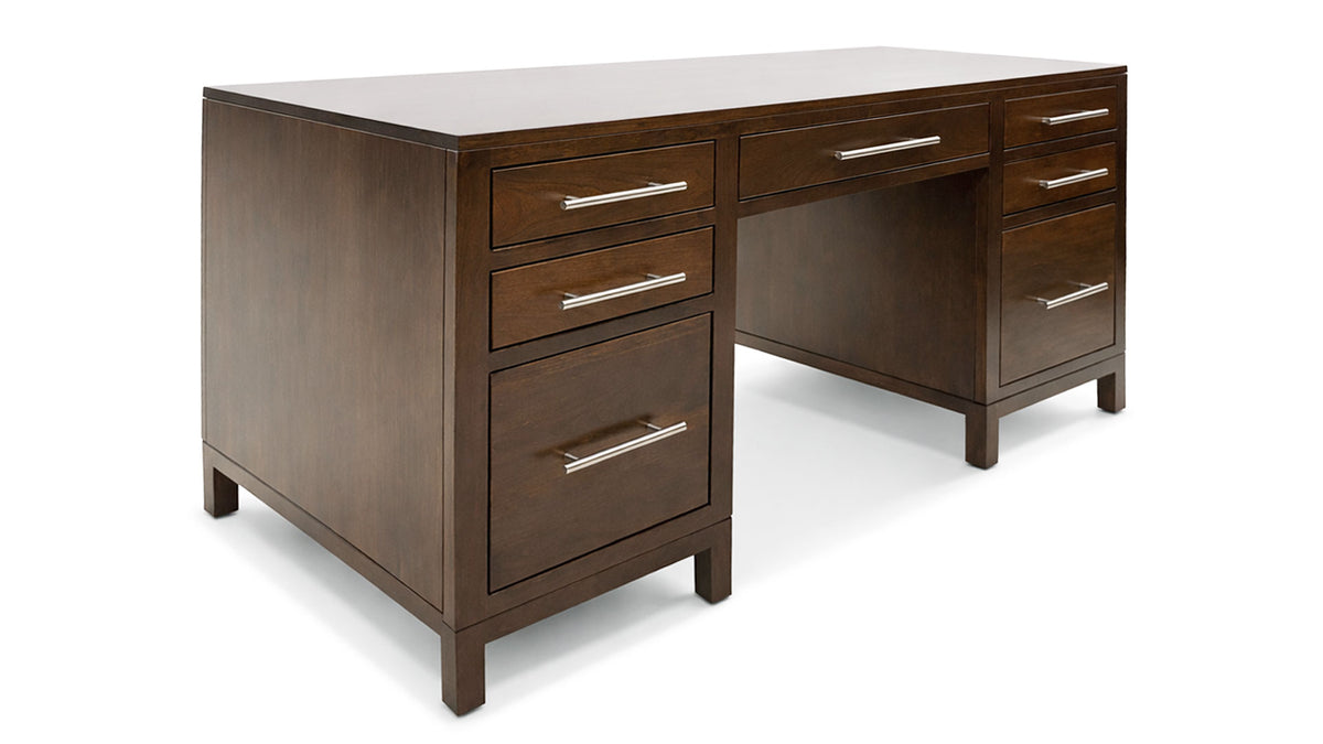 Chappell Hill Solid Wood Desk – Amish Made Home Office Desk | Gallery Furniture