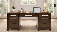 Chappell Hill Solid Wood Desk – Amish Made Home Office Desk | Gallery Furniture