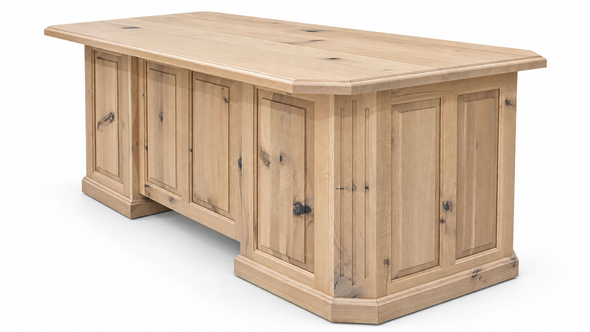 5th Avenue Amish-Made Solid Wood Executive Desk | Gallery Furniture