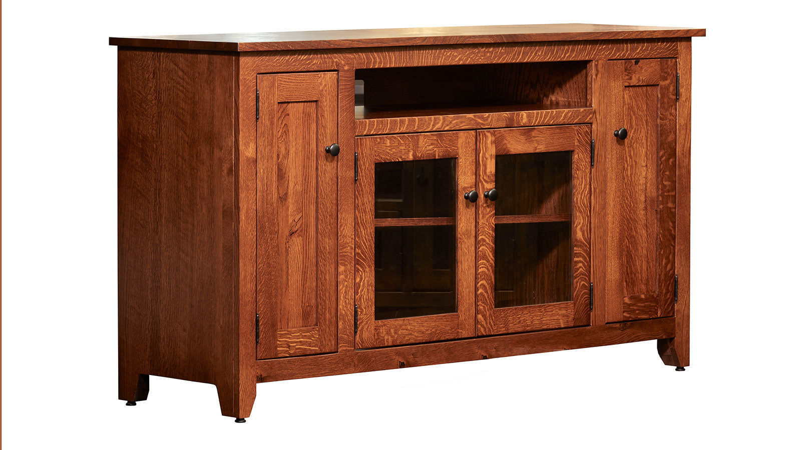 Rustic American 60-inch TV Console