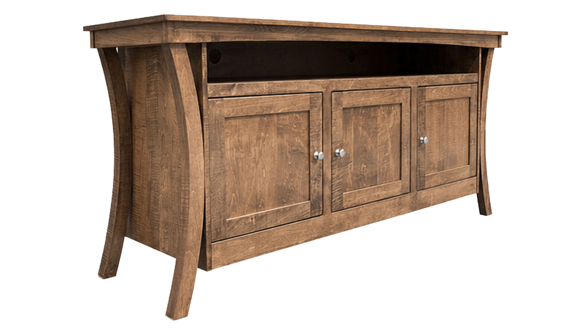 72" Sierra Solid Wood TV Stand | Amish Made | Gallery Furniture