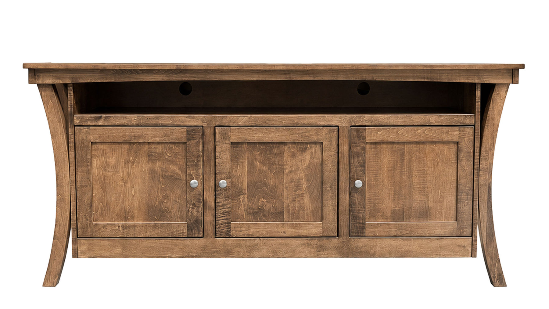 72" Sierra Solid Wood TV Stand | Amish Made | Gallery Furniture