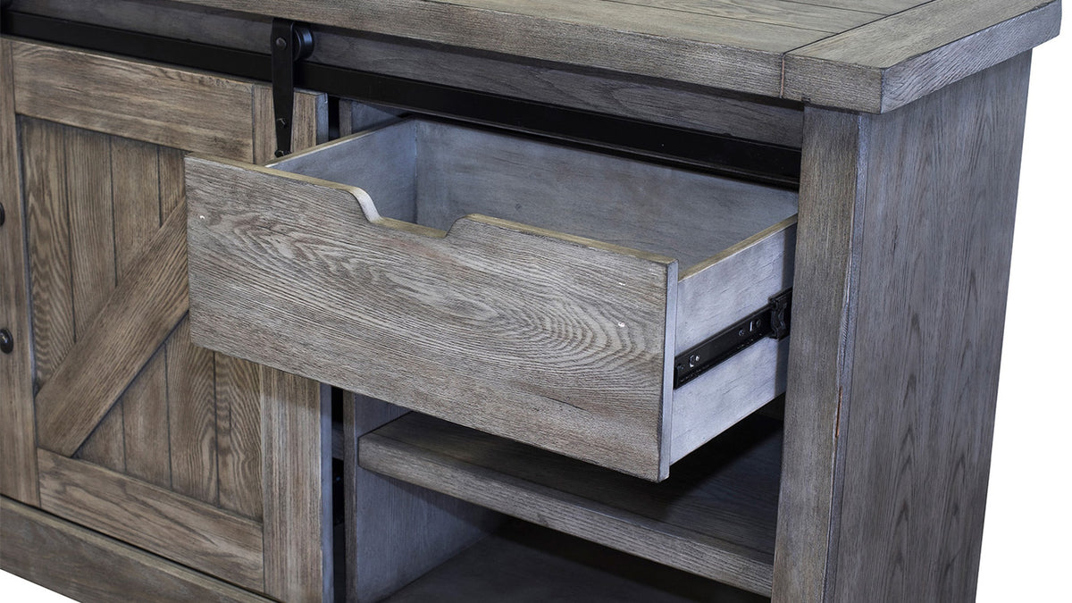 Avondale 86” Grey TV Stand