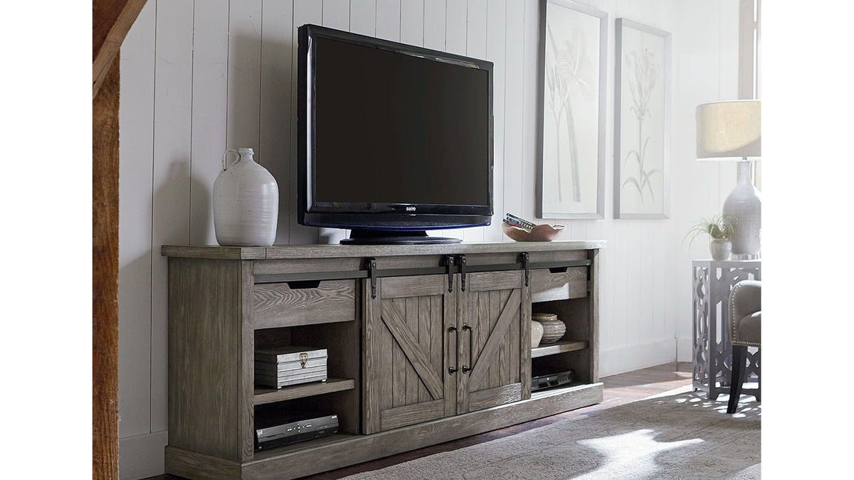 Avondale 86” Grey TV Stand