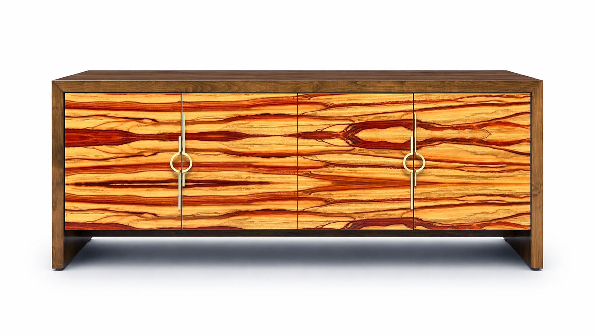 Moreno Solid Wood TV Stand/ Credenza | Gallery Furniture