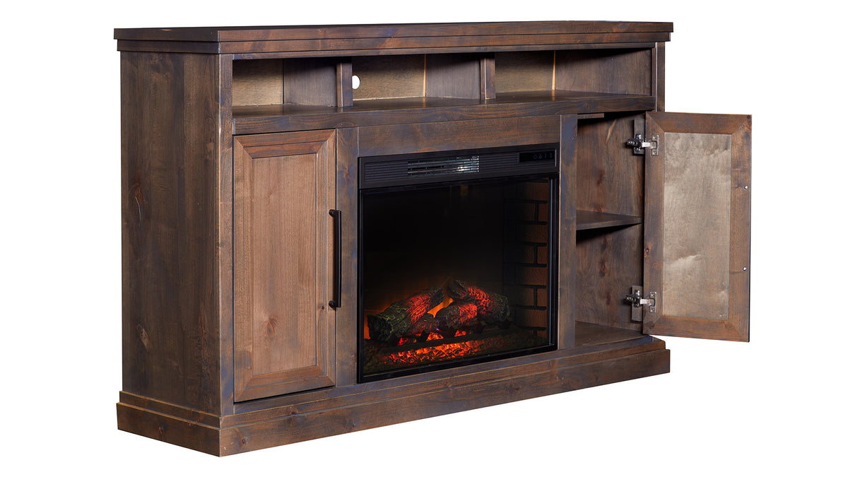 Monterrey Java Fireplace TV Stand