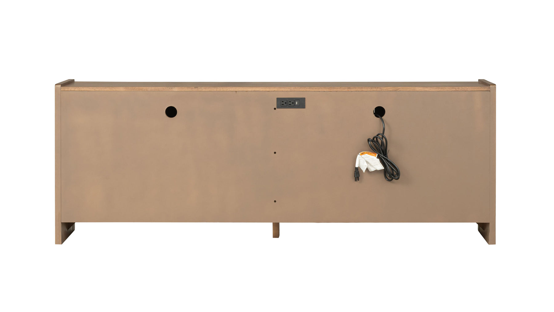 76-Inch Taliesin Walnut TV Stand | Gallery Furniture