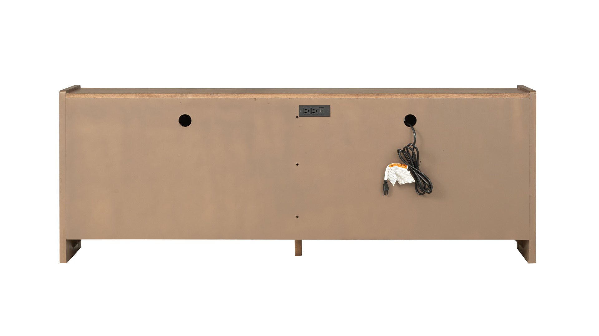 76-Inch Taliesin Walnut TV Stand | Gallery Furniture