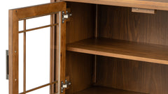 76-Inch Taliesin Walnut TV Stand | Gallery Furniture