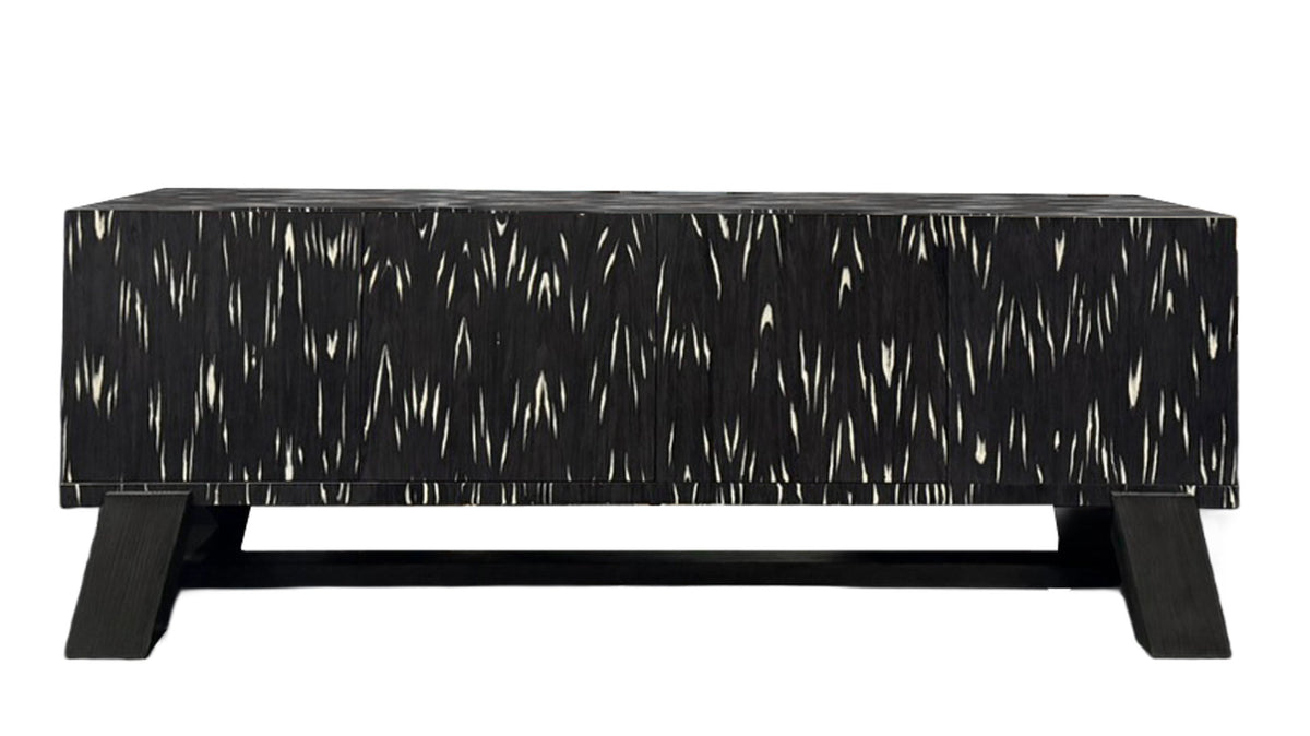 Trianon Entertainment Stand by Bernhardt - Contemporary Media Console with Abstract Pattern