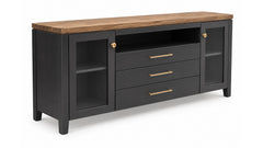 Uptown Toffee Amish Solid Wood Entertainment Stand