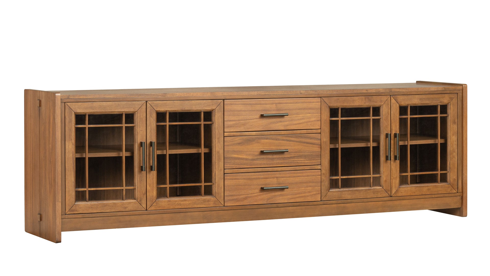 92-Inch Taliesin Walnut TV Stand | Gallery Furniture