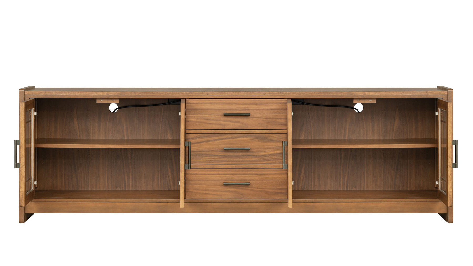 92-Inch Taliesin Walnut TV Stand | Gallery Furniture