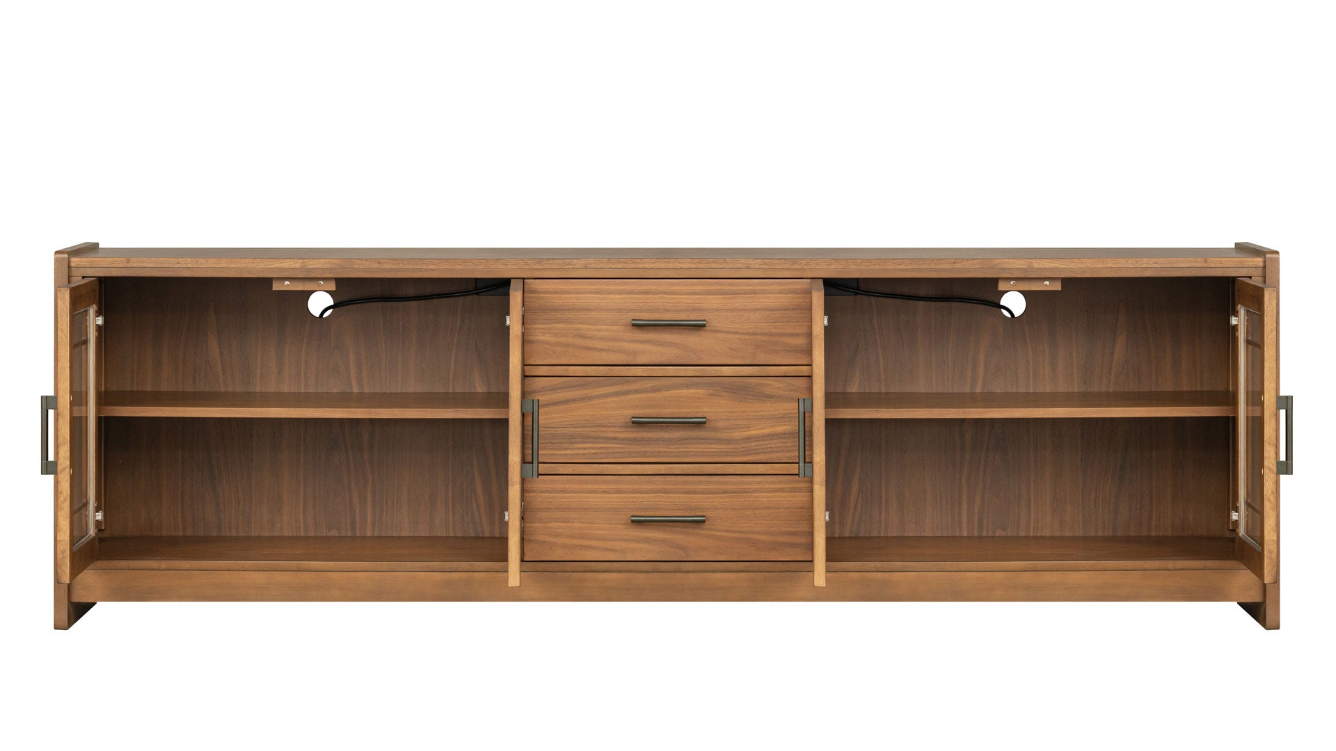 92-Inch Taliesin Walnut TV Stand | Gallery Furniture