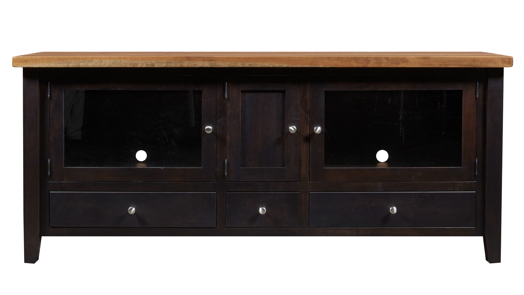 Mueble para TV de madera maciza San Antonio de 80 pulgadas 
