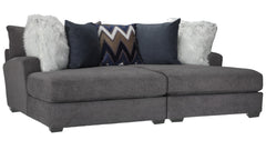 Sensation Charcoal Double Chaise