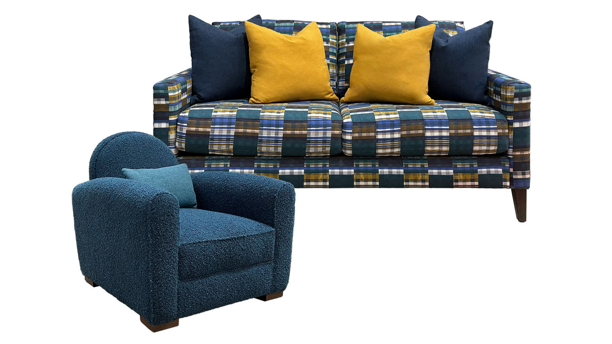 2pc Van E Tourmaline Sofa & Chair