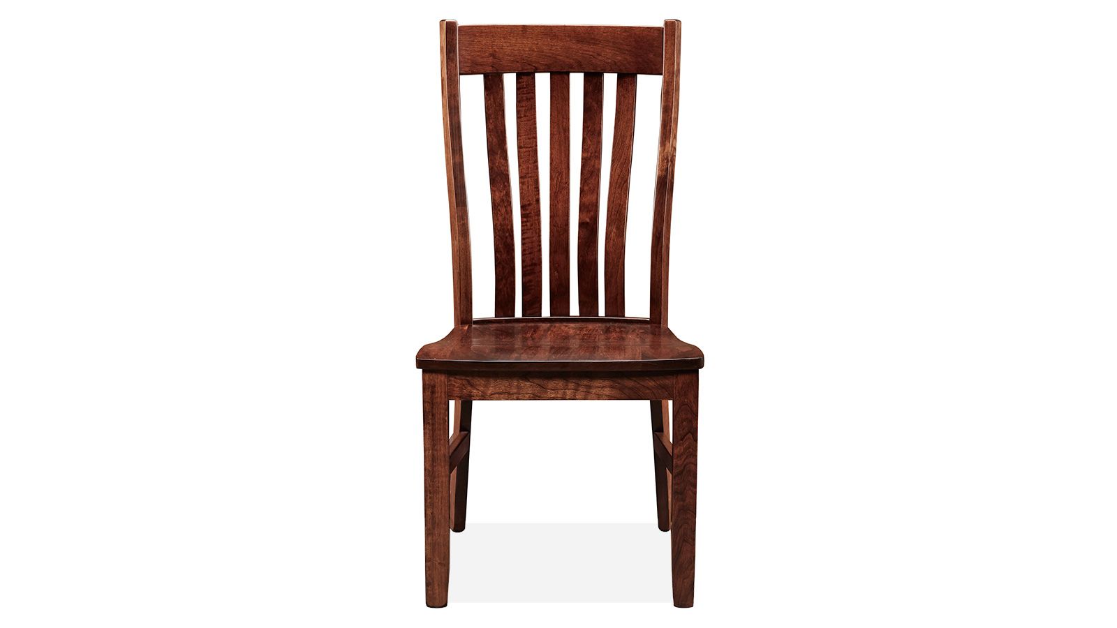 Elkhart Solid Black Cherry Dining Side Chair