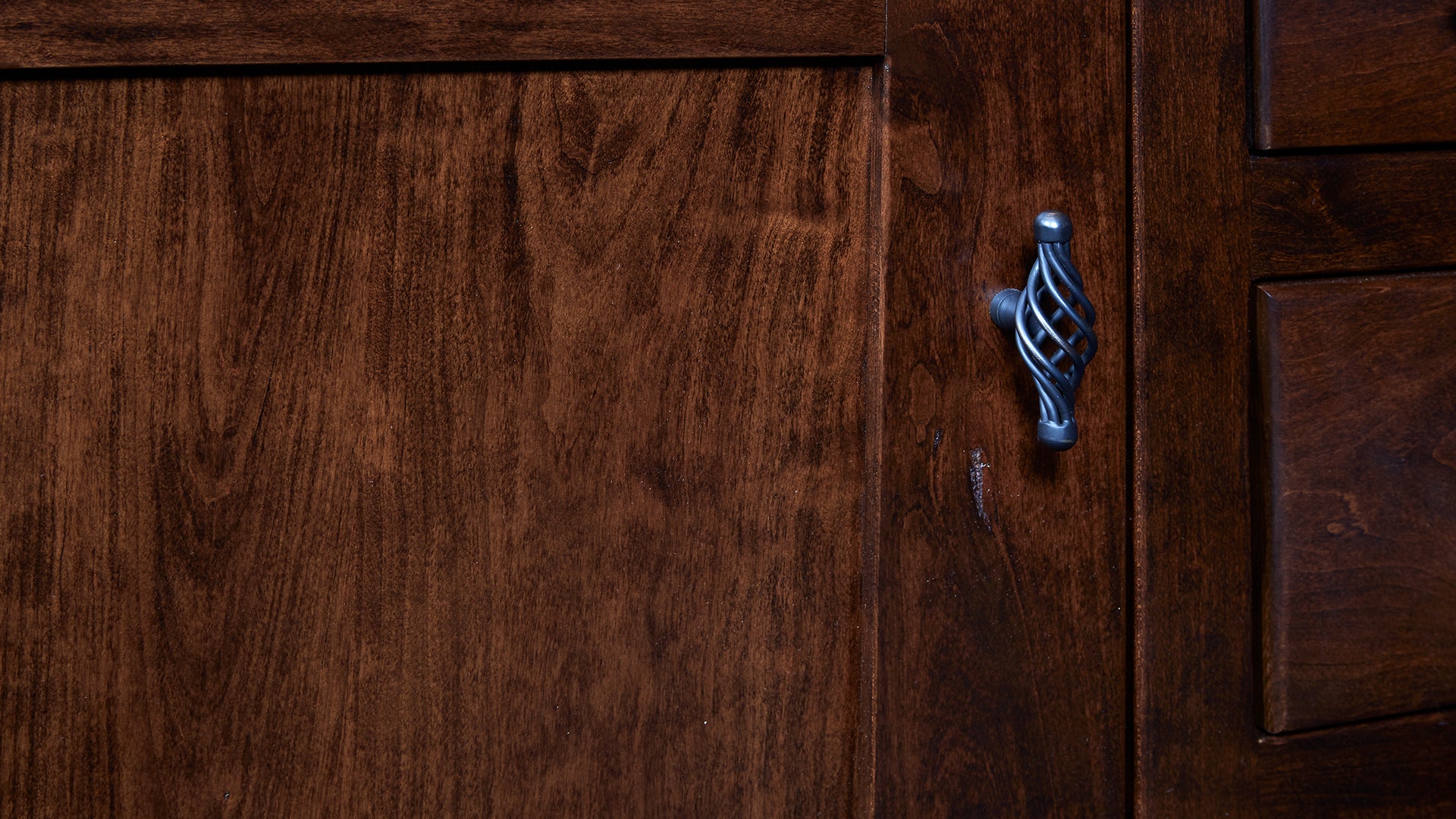 Williamsburg 77" Solid Black Cherry Wood Sideboard