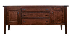 Williamsburg 77" Solid Black Cherry Wood Sideboard