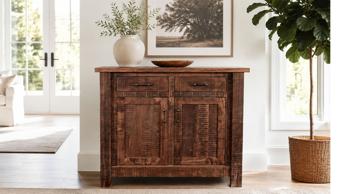 Calder 48" Ruff Sawn Solid Maple Buffet
