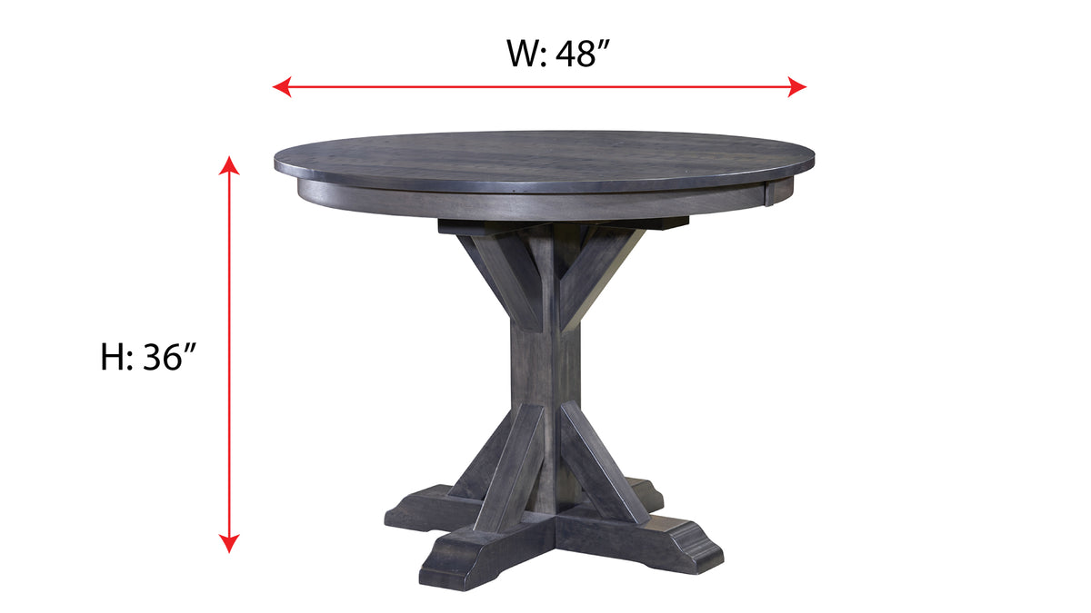Henderson Antique Slate 48” Round Table