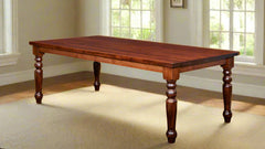 Mesa de comedor colonial de arce macizo Yorktown de 84 pulgadas