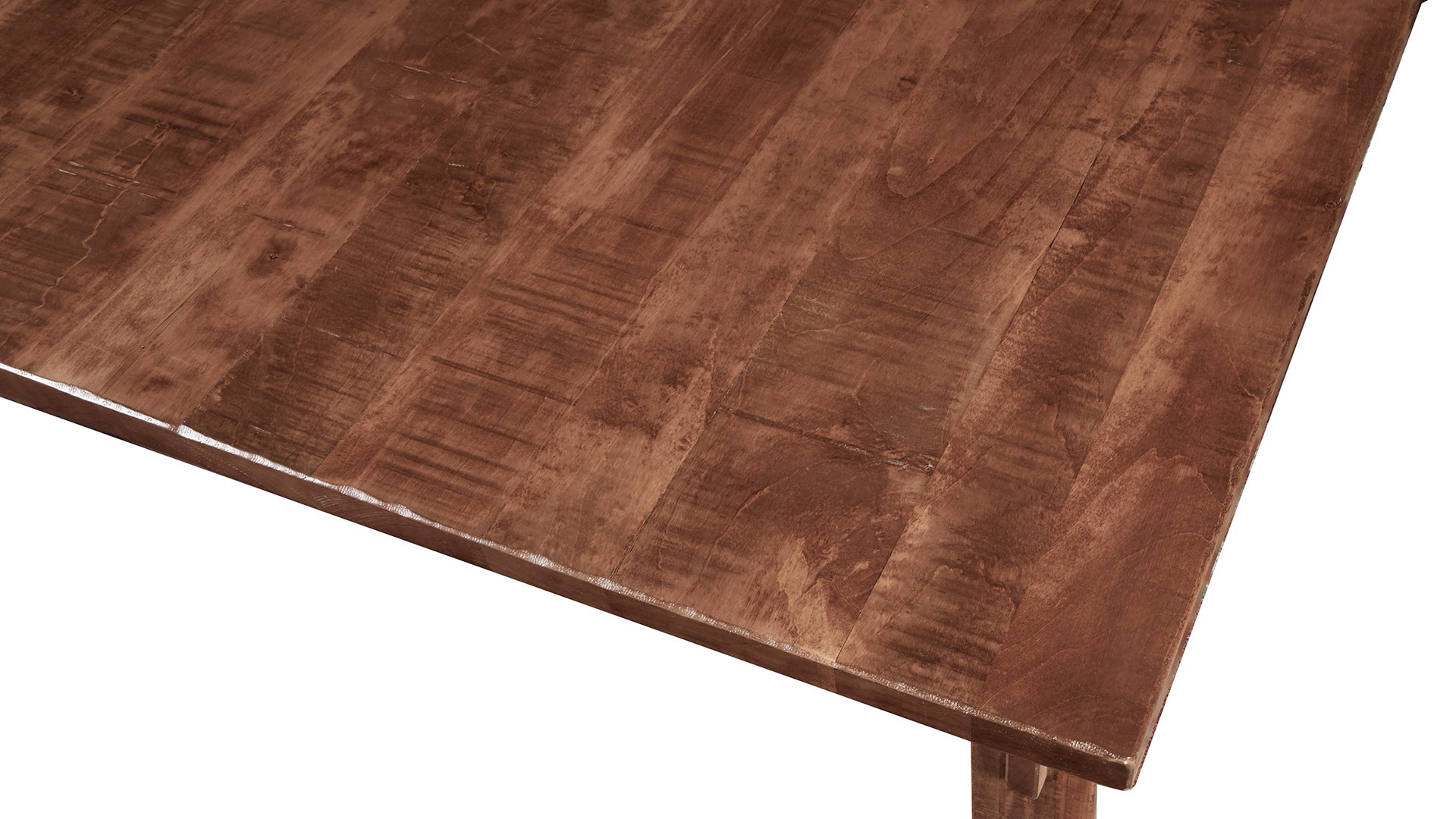 `Houston 72in Solid Maple Expandable Trestle Dining Table w/2 12"leaves