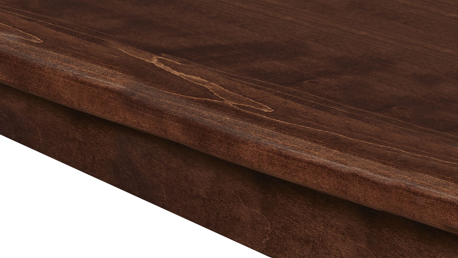 Galveston Solid Maple Wood Asbury Stain Expandable Dining Table