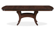 Galveston Solid Maple Wood Asbury Stain Expandable Dining Table