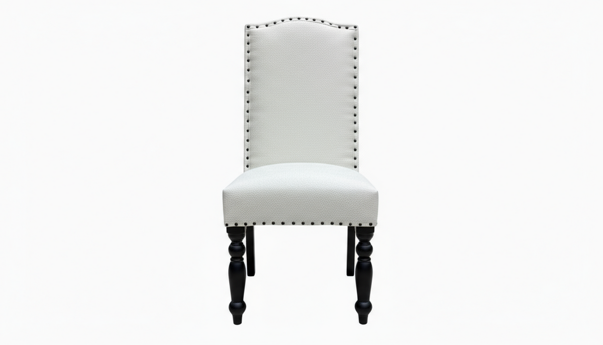 Carson Solid Maple Cream Upholstered Dining Side Chair