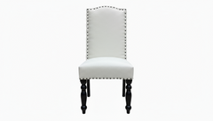Carson Solid Maple Cream Upholstered Dining Side Chair